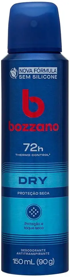 Bozzano Desodorante Aerossol Antitranspirante Masculino Dry 150Ml