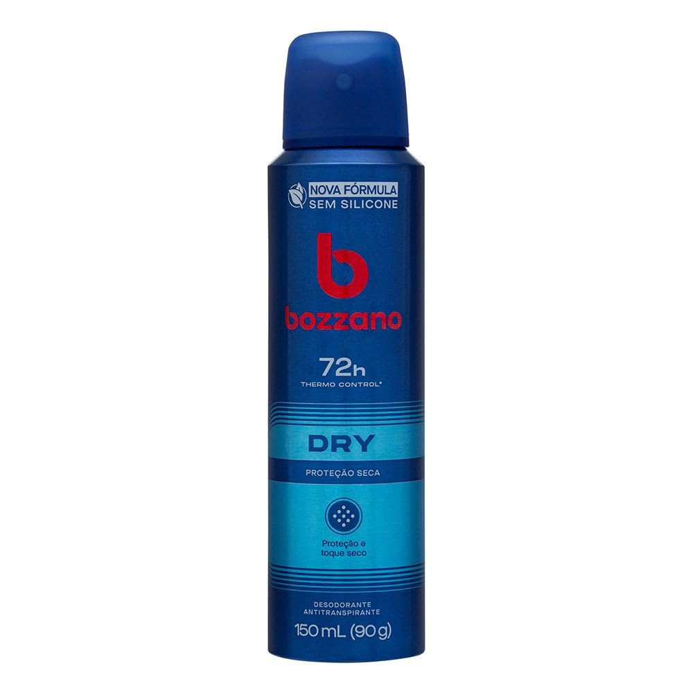 Bozzano Desodorante Aerossol Antitranspirante Masculino Dry 150Ml