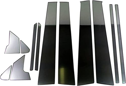 BRIGHTZ フレア MJ34S MJ44S 超鏡面ステンレスブラックメッキピラーパネル バイザー無用 12PC 【 PIL−BLA−384 】 MJ MJ34 MJ44 J34 J44 34 44 フレアー フレヤ フレヤー