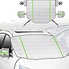 car windscreen Cover Compatible with Ford Escort mk1 1970,Snow Windshield Cover car Screen Cover for ice,car Sunscreen windscreen(Silver)