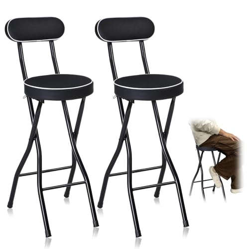 Sillas Cocina Altas Negro Marca Generic