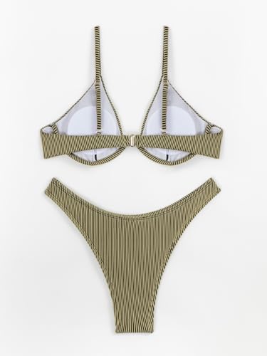 Women's Underwire Bathing Suit Push Up Swimsuit 2 Piece Bikini Set2