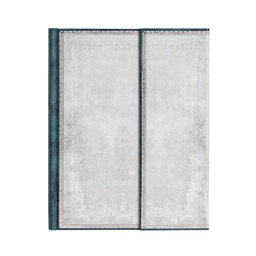 Carnet Paperblanks Silex Blanc Ultra ligné de 144 pages avec couverture rigide