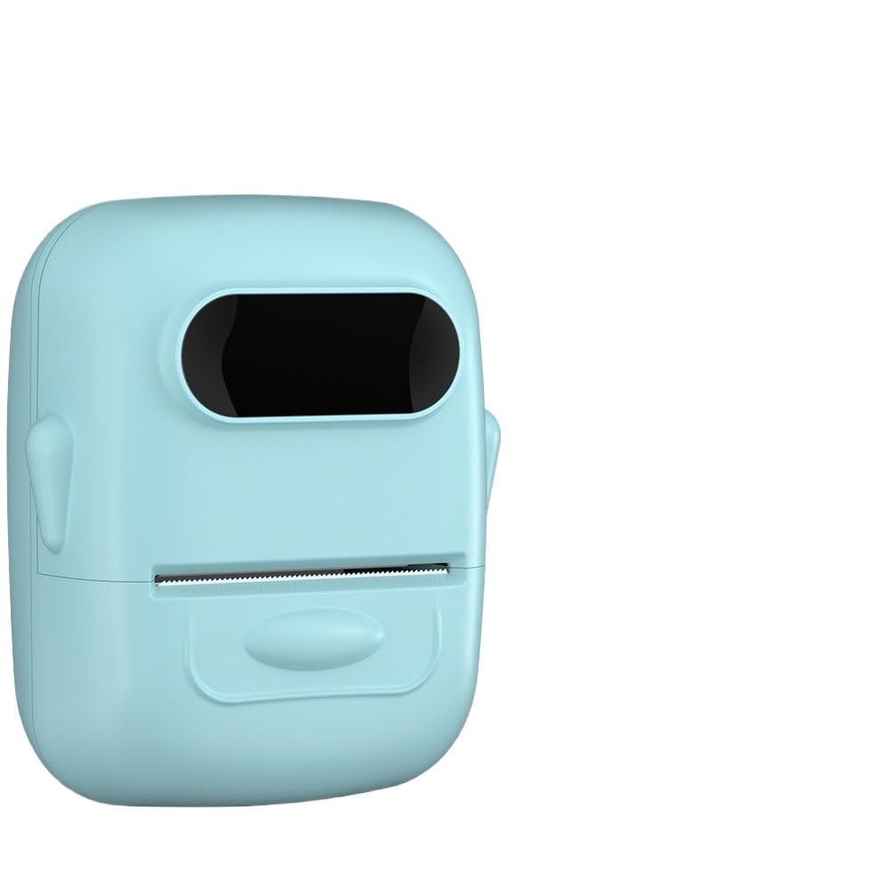 Stampante for etichette wireless P50 Etichettatrice termica Bluetooth senza inchiostro Macchina for adesive,Resistente alle cadute(Yellow)