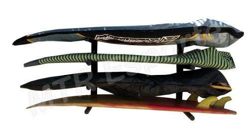 Rack Suporte Parede Quatro Pranchas Surf Par Parafuso Bucha