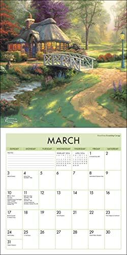Thomas Kinkade Studios 2024 Mini Wall Calendar - Image 3