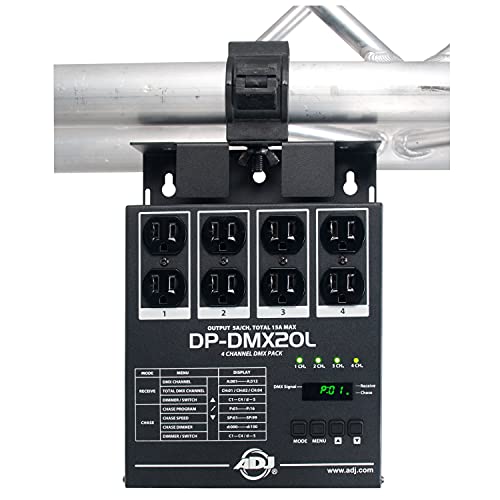 ADJ Products DMX20L 4-Channel Universal DMX Dimmer/Switch Pack, Compact and Portable. 600 watts per ch 15A max by adj - Image 5