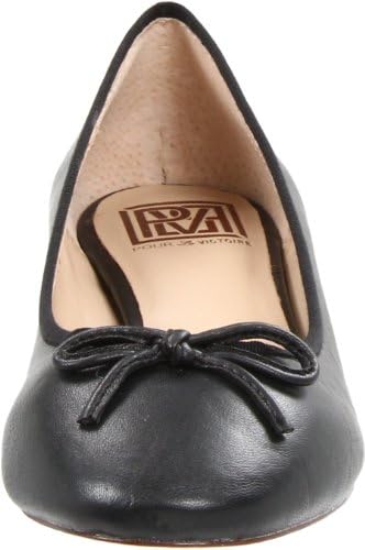 Pour La Victoire Women's Licia Classic Ballet Flat, Black Nappa, 9 M US | Image 1