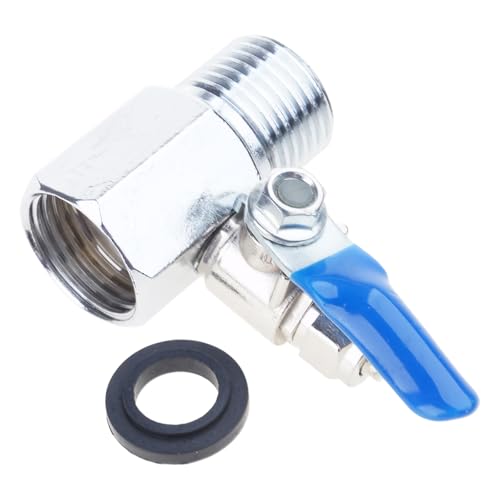 XAGMODSHN Purificador Agua Bola Entrada Ósmosis Inversa para Válvula Conjunto 1/2 A 1/4