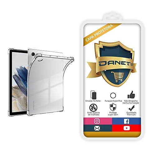 Capa Capinha Para Tablet Galaxy Tab A8 10.5 Air Anti Impacto - Transparente