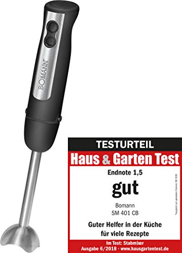 Preisvergleich Produktbild Bomann SM 401 CB Stabmixer, Schwarz-inox