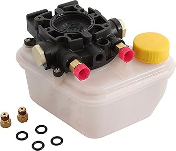 RAREELECTRICAL Oildyne Tilt Trim Pump And Reservoir Fits Mercruiser Bravo | One Two Three Alpha One Gen II Sterndrive Mercury Marine 14336A28 14336A22 88183A12 14336A8 Motor Not Included