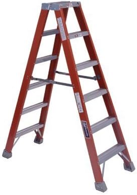 4' FIBERGLASS TWIN STEPLADDER TYPE 1A