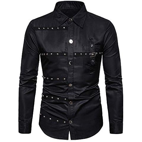 Camisa de Manga Larga gótica para Hombres Cover