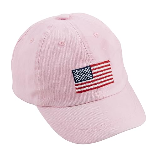 Mud Pie Children's Pink Flag Hat; One Size Fits Most