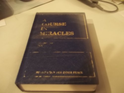 Course in Miracles Volume 1 Text B003E4ABTO Book Cover