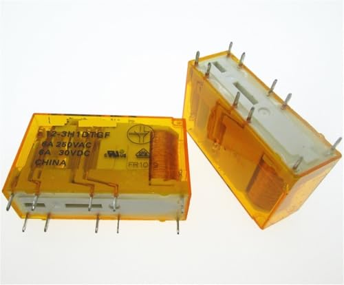 Relais électromécanique HFA4 12V 10 pins pour commutation 250VAC