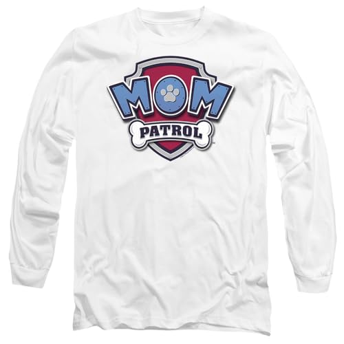 T-Shirt Pat' Patrouille Mom Patrol Badge manches longues mixte adulte pour la Fête des Mères