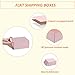 HORLIMER 8x8x4 inches Shipping Boxes Set of 25, Pink Corrugated Cardboard Gift Box for Packing, Mailing, Small Business