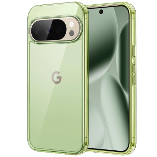 Image of JETech Cover Case for Google Pixel 10 /10 Pro 2025, Non-Yellowing Shockproof Bumper Protective Phone Cover, Anti-Scratch Hard PC Back (Jade)