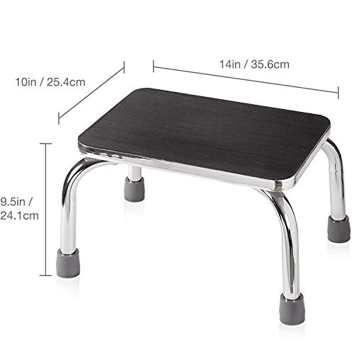 Dmi Step Stool For Adults And Seniors, Heavy Duty Metal Stepping Stool For High Beds, Portable Foot Step Stool For Elderly, 250 Lb Weight Capacity #TOP6