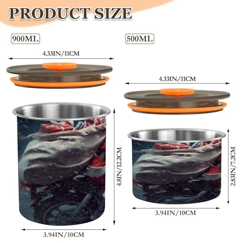 Envase para café hermético acero inoxidable 900ml ATTX miniatura 2