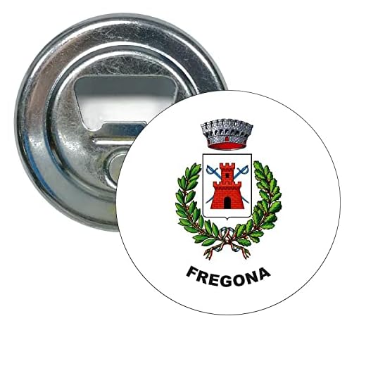 ROUND OPENER EMBLEM BLASONE ARALDICO ARMORIALE MOP TREVISO ITALY