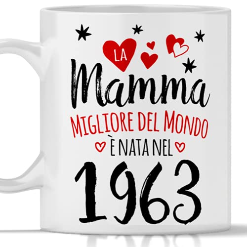 Tee Design Tazza Mamma 60 Anni Idea Regalo Donna per Compleanno La...