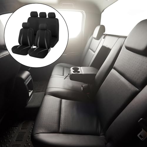 Couvre siège auto Mobestech en polyester avec housse appuie-tête et soutien lombaire - 7