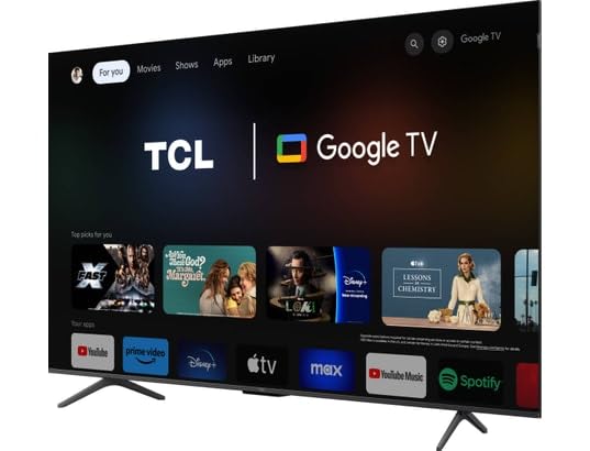 TCL QLED 55T8B 4K TV 139 cm med Google TV och 144Hz