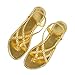 Women's Casual Beach One-Strap Sandals Peep-Toe Simple Flat Flip-Flop Style, Comfort Thong Casual Summer Fashion Shoes