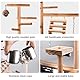 Wellensittich Spielplatz,Vogelspielplatz aus Holz,Papageienspielständer mit Feeder Cup,Spielzeug Leiter Erklimmen Schaukel und Tablett,Vogelspielzeug Spielplatz Vogel-Spielplatz,Papageienspielzeug