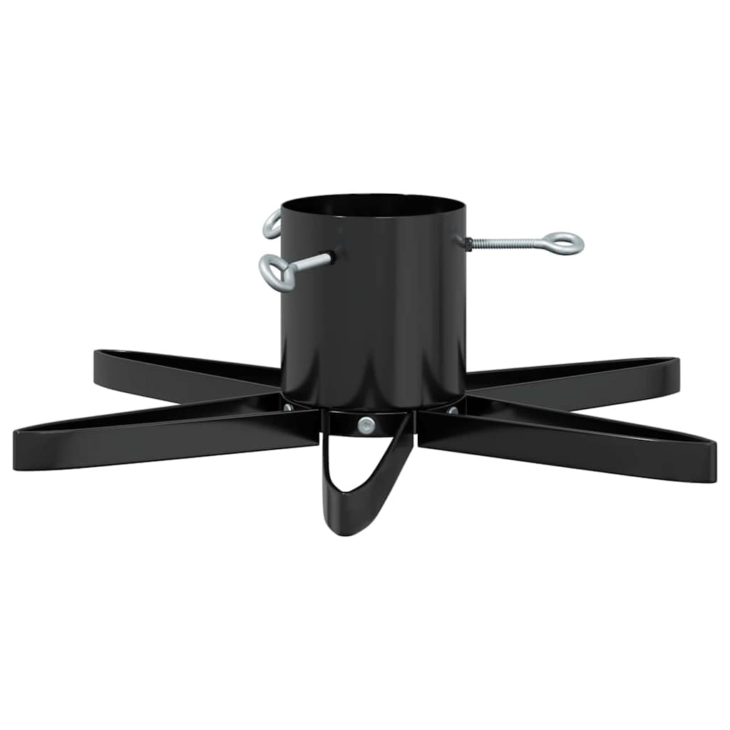 Tomostar Support de Sapin de Noël, Pied de Sapin de Noël Base d'arbre 1.73 Noir 49 x 49 x 15,5 cm Acier