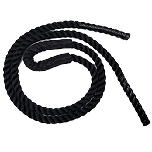WERTAZ Battle Jump Rope 25 mm Fitness Cuerda con mango antideslizante para hombres mujeres Entrenamiento muscular desarrollo de fuerza, No cero., Como se muestra en la imagen., 2,8 m