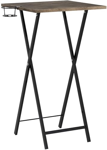 Miniatura 29 de VECELO Bandeja plegable de TV para comer, juego de 2, mesa portátil para cena/merienda con portavasos para sofá, sala de estar y espacio pequeño,
