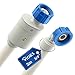 VIOKS Aquastop 3M Tuyau de lave-linge pour lave-vaisselle - Machine à laver A+ Siemens Machine à laver/machine à laver Miele/Gorenje Machine à laver + autre arrêt d'eau 3/4" Bleu