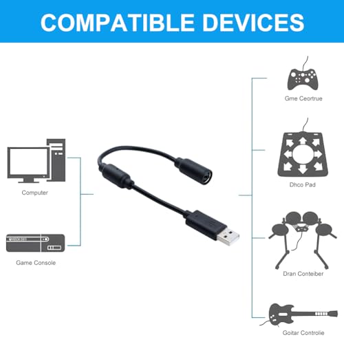 Cfopiryx 15972349819692 Breakaway Wired Game Controller Stable For Xbox 360 thumb #2