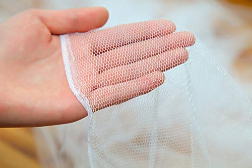 Image of Divyanshi Anaya Retailers Mosquito Net with Adhesive Velcro Tape for Window (150 x 150 cm, White)