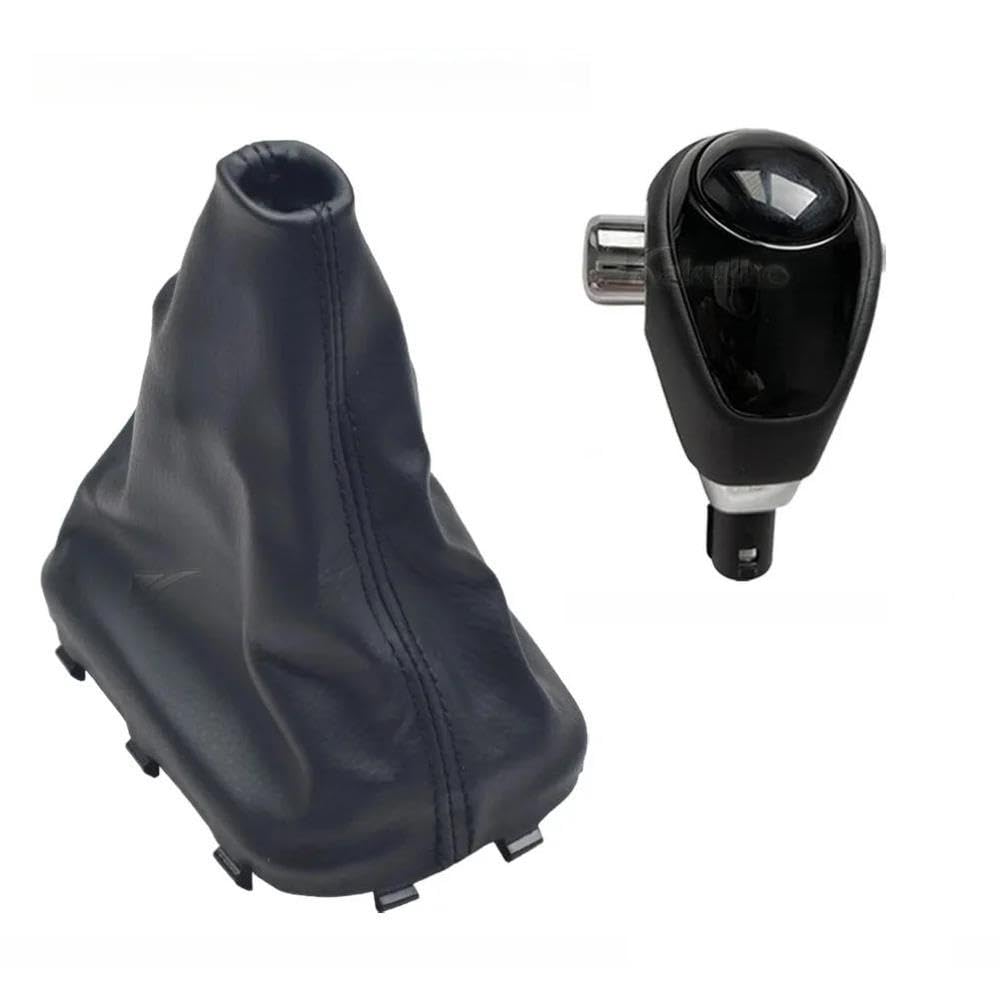 Sxqpocar One Color Shift Knob And Gear Shift Cover For Kia For Furidi For Optima For K5 Models 2011-2013 Plastic Leather Shift Lever Head