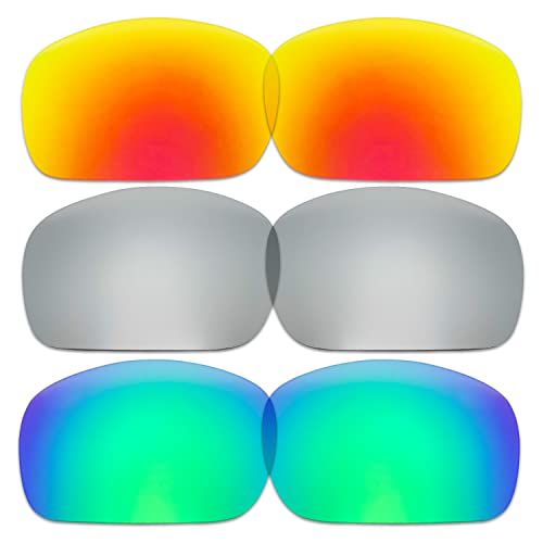 Lentilles pour Oakley X Squared, 3 couleurs de rechange compatibles pour vos lunettes