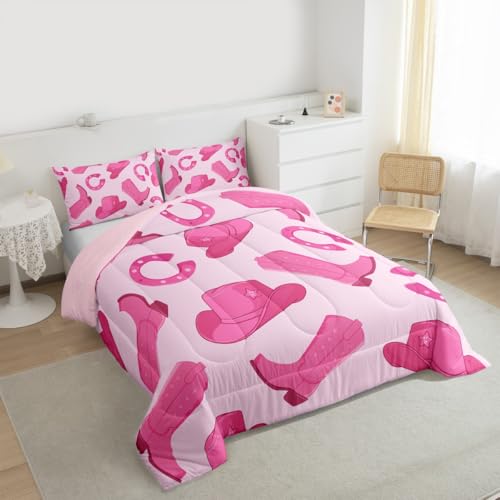 Juego de edredón de vaquera rosa, el toque kawaii que llenará de sonrisas su habitación 7