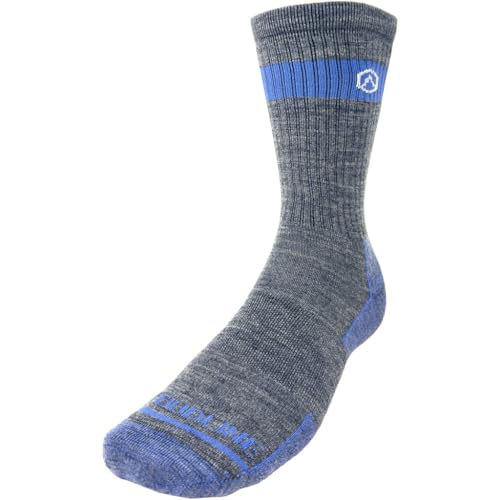 Image of CloudLine Merino Wool Hiking Socks for Men and Women- Ultralight, Thin, Anti-Blister, Moisture Wicking Socks, USA Made 1 Pair