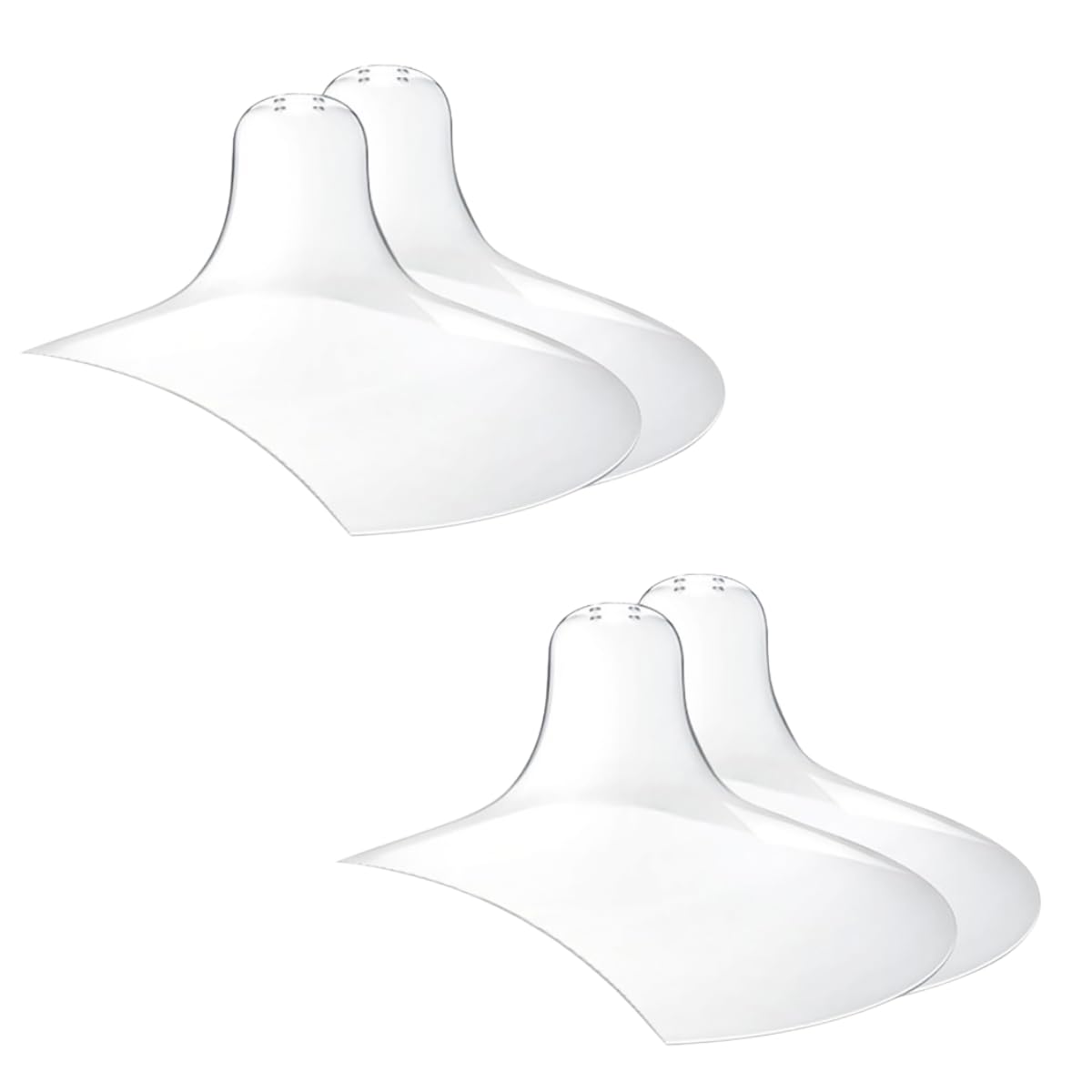 Luxemum Nipple Shields for Breastfeeding Newborn Baby (4 Count, 20MM) | BPA-Free Silicone for Latch Difficulties - main product image
