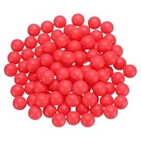 QUARKZMAN 100 Stück PP Kunststoff Kugeln, 10mm Solide Kunststoffkugeln, G2 Präzisions Plastikbälle Abriebfest für Kugellage, Rot