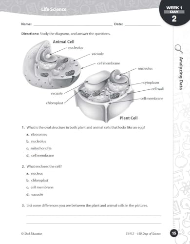 Shell Education 51412 180 Days: Science, Earth And Space Science For 6Th Grade Practice Workbook thumb #5