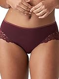 Prima Donna Twist First Night Hotpants Panty (0541882), merlot, L