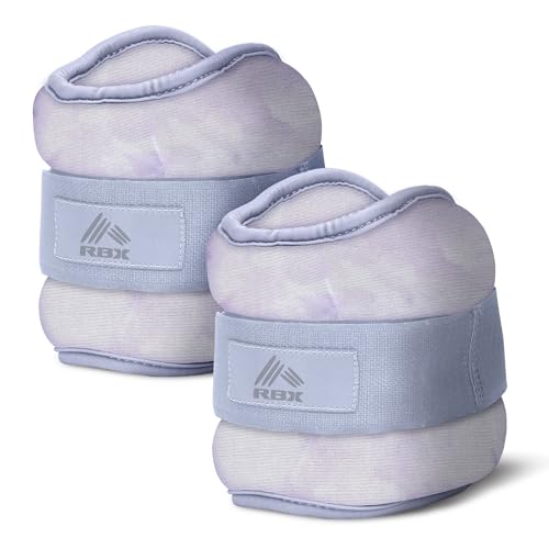 Image of RBX Wrist & Ankle Weights Set, Adjustable Comfort Fit for Training & Toning
