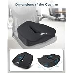 Ergonomic Seat Cushion - Hollow Memory Foam Tailbone Cushion - Image 3