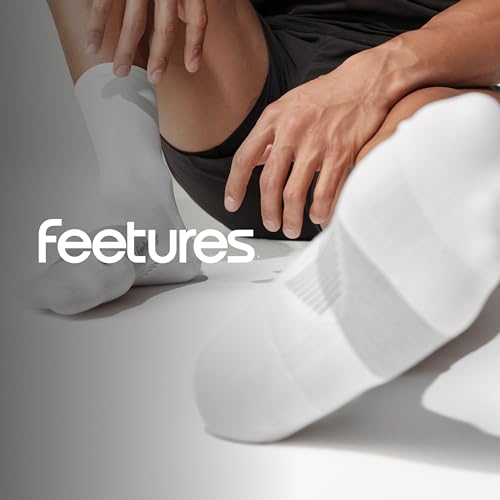 Image of Feetures Elite Ultra Light Cushion Mini Crew Sock - Sport Sock with Targeted Compression