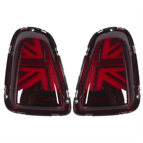 Feux arrière de voiture pour rouler de nuit en Mini Cooper R56 R57 R59 LCI lentille rouge